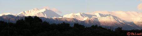 View of the White Mountains in the Apokoronas region